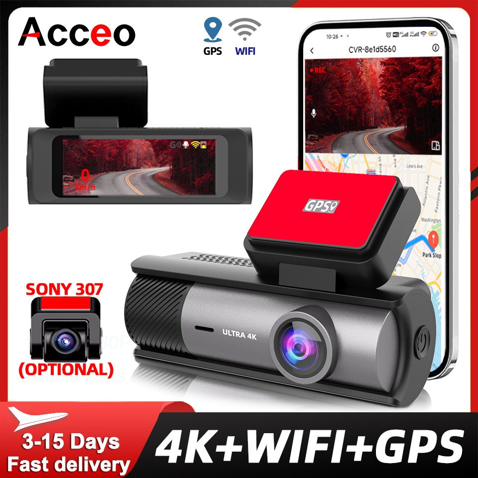 Home Cinema Blu Ray Sony - Видеорегистратор ACCEO 4K со встроенным GPS/Wi-Fi,