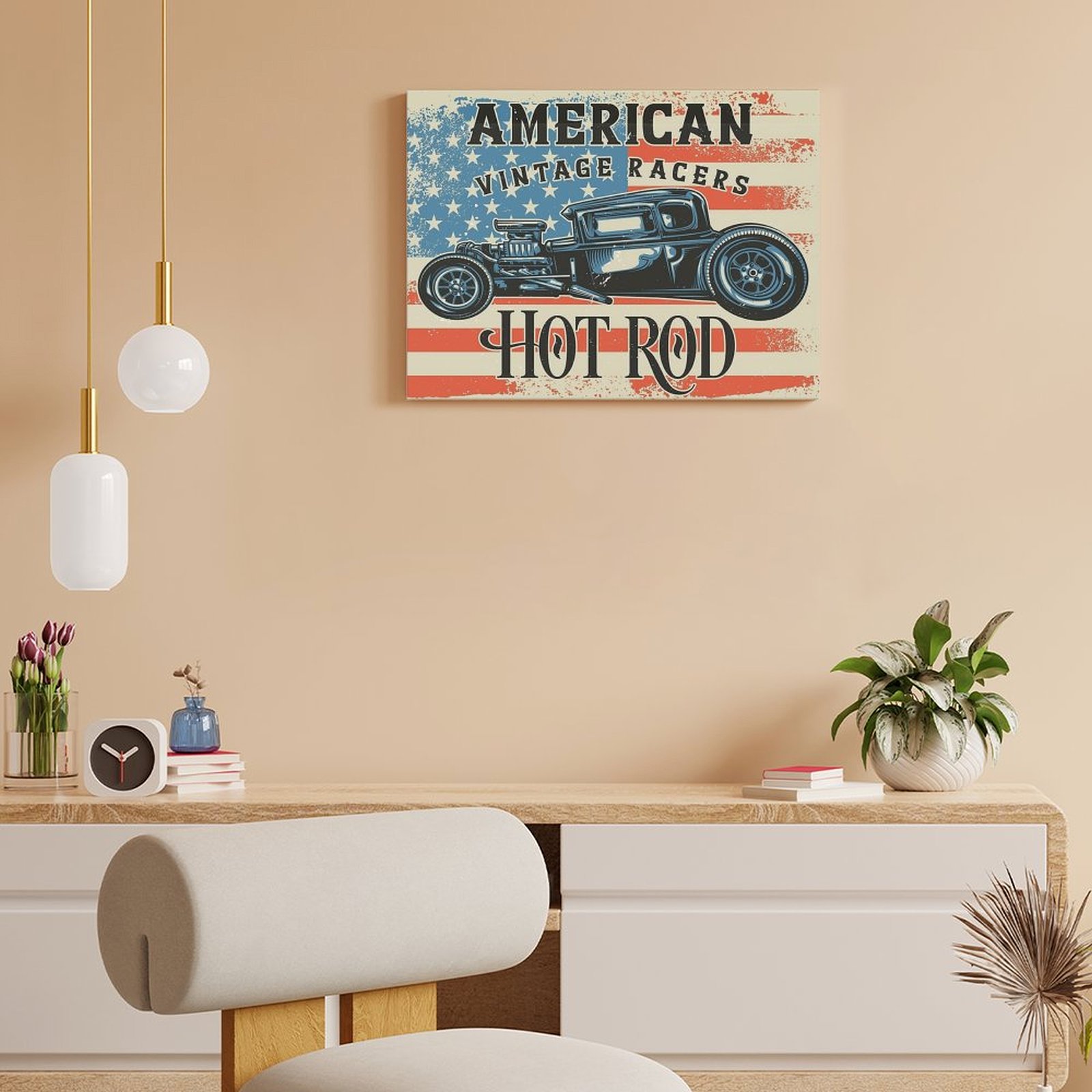 Американский хот-род холст кар – обзор и цена Home Cinema Wall Design